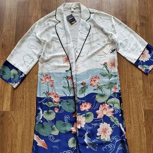 Japanese Koi Print Kimono